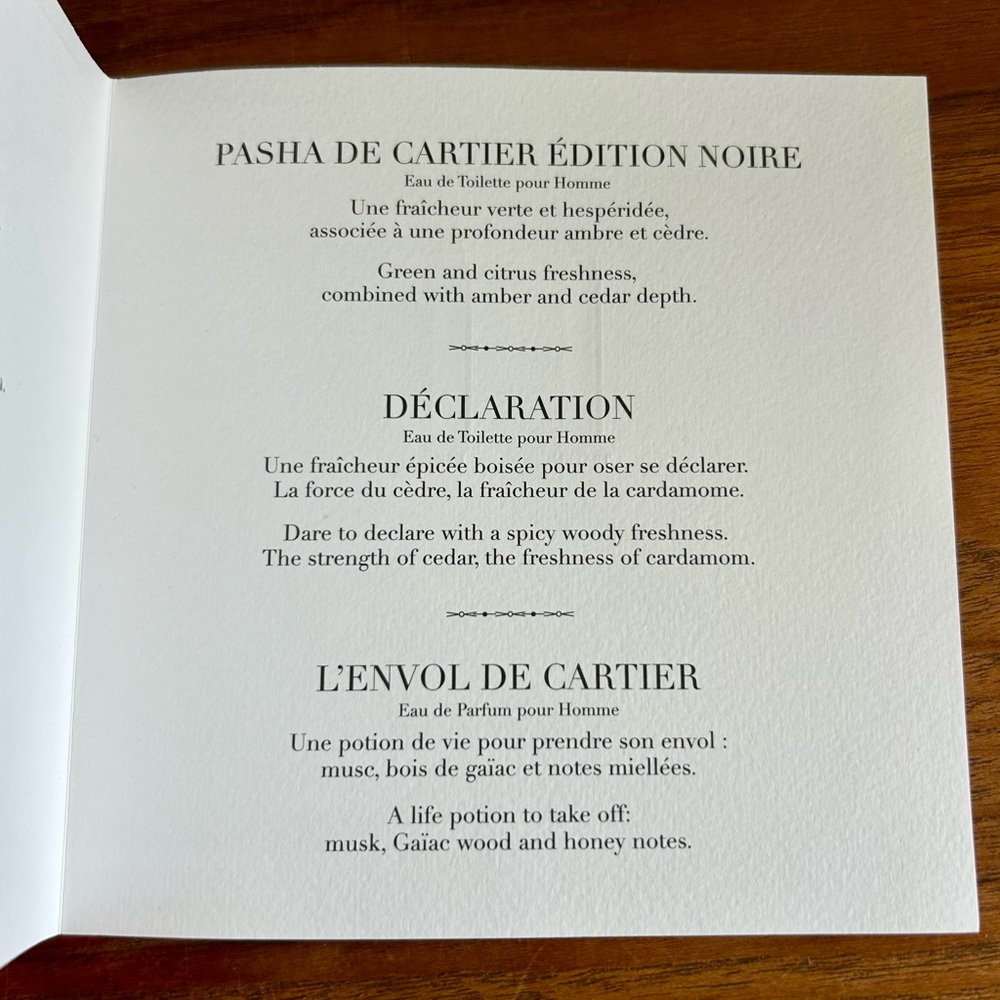 New Cartier Fragrance Gift Set w/Slip Case - Picture 8 of 8